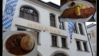 We Eat at Hofbrauhaus 16th Century Beer Hall In Munich
