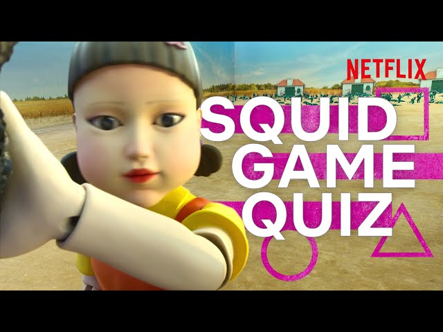 The SQUID GAME DEATH QUIZ - Only 1% Can Get 100% Correct! | Netflix class=