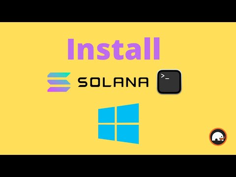 How to Install Solana on Windows