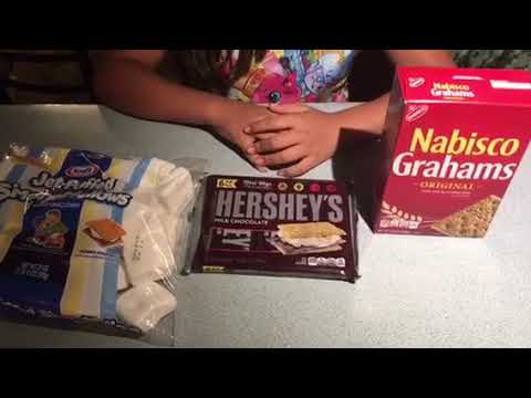How to make S’mores !!!  By the Grill ????