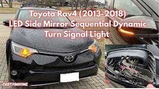 Toyota Rav4 (2013-2018) sequential LED turn signals