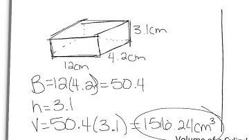 10.7 volume of prisms and cylinders
