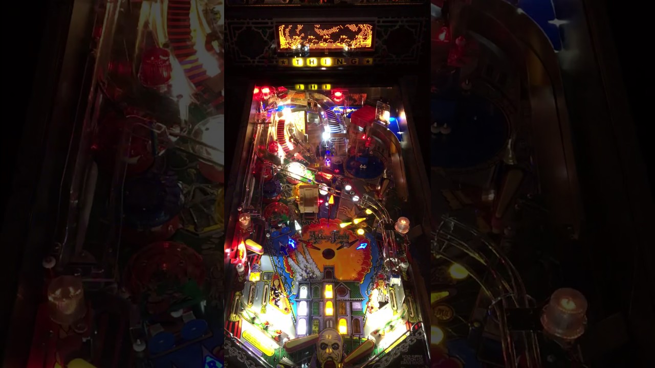 Addams Family pinball UK gameplay YouTube