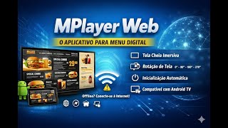 Installing the App on an Android TV via Wi-Fi 2026 MPlayer Web - The App for Digital Menus