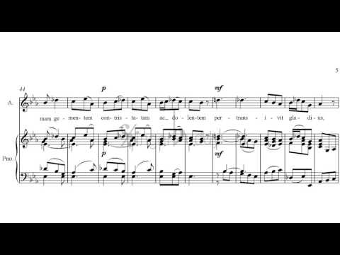 Stabat Mater Pergolesi 2. Cujus Animam Piano Karaoke