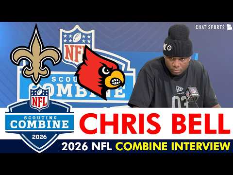 EXCLUSIVE: Louisville WR Chris Bell Interview From The 2026 NFL Combine | NFL Daft News & Rumors