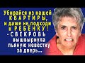 - Пошла ВОН из нашей КВАРТИРЫ, и к РЕБЁНКУ не подходи! – СВЕКРОВЬ вышвырнула НЕВЕСТКУ за дверь…