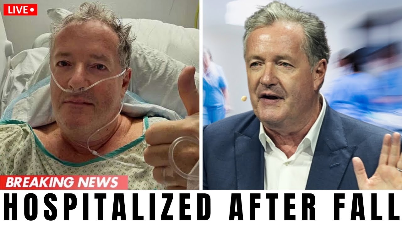 Piers Morgan BREAKS Hip After One Small Step—Hospital Selfie Revealed