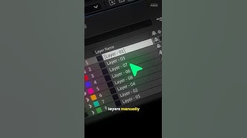 Lagen handmatig herschikken in After Effects? Stop!