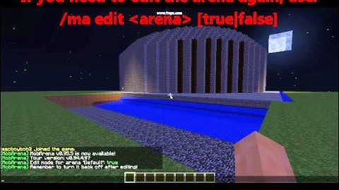 [OUTDATED] Mob Arena Bukkit Plugin Minecraft Version 1.7.2 - Tutorial of usage