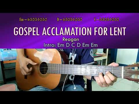 Gospel Acclamation for