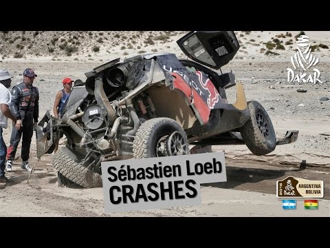 Sébastien Loeb crashes on stage 8 but finishes - Dakar 2016
