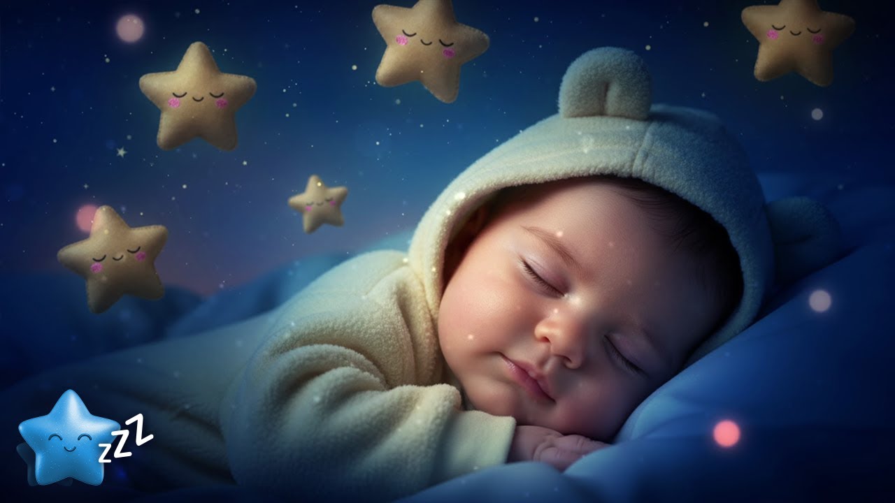 Baby Sleep Music 🌙 Quiet Night Comfort 💫 Mozart & Brahms Lullabies for Deep, Peaceful Sleep
