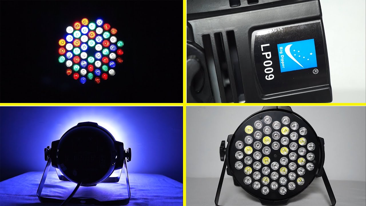 LP009 Big Dipper - Par LED - REVIEW EN ESPAÑOL - YouTube