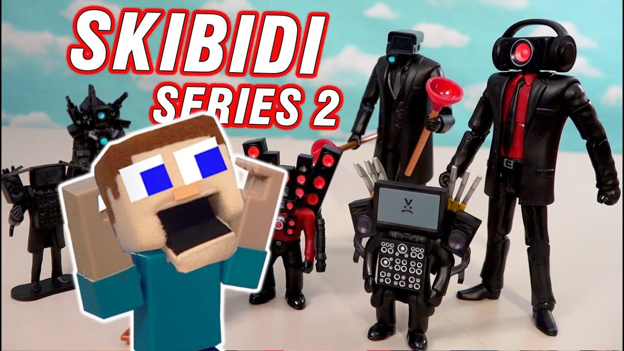Skibidi Toilet Series 2 TOYS!! Bonkers Toys 2025 - Stop motion