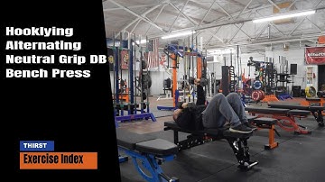 Hooklying Alternating Neutral Grip DB Bench Press - THIRSTgym.com