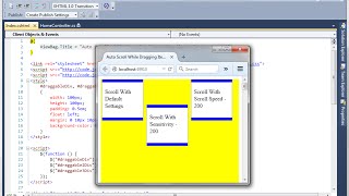 Auto Scroll While Dragging Item Using jQuery In Asp Net MVC