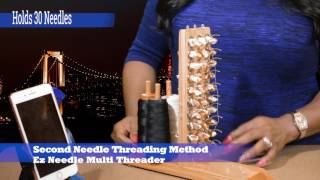 3 NEEDLE THREADING METHODS FOR WEAVING