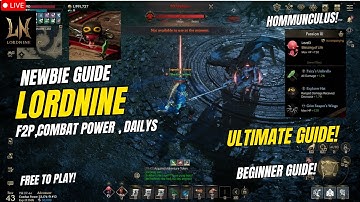 LORDNINE : INFINITE CLASS | Ultimate Beginners Guide ( Tagalog )