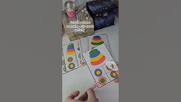 Colour pattern matching clip cards activity #activityideas #clipcards #fyp #toddlers #shorts #mums