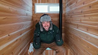 Download Lagu -4°F | Outhouse Gets Cedar Siding and Heater in SUB-ZERO Temperatures | Alaska Off-Grid | ASMR MP3