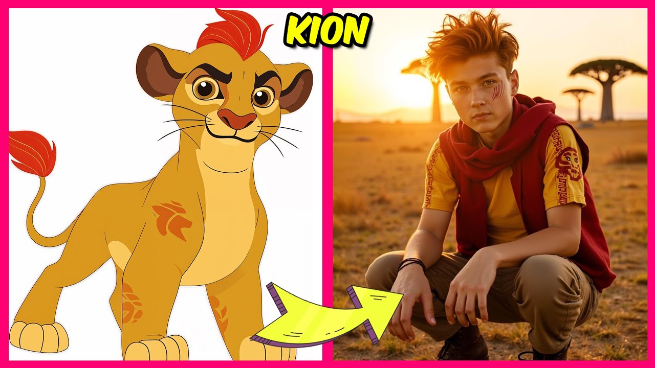 🦁The Lion Guard Characters As Humans + Guess their Voice Quiz + Their Favorite Snacks & More! I Kion