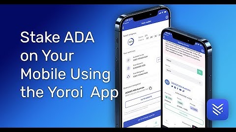 Staking ADA on Mobile Yoroi in 5 Minutes (2021)