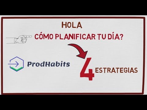 Vídeo: Com Planificar El Dia