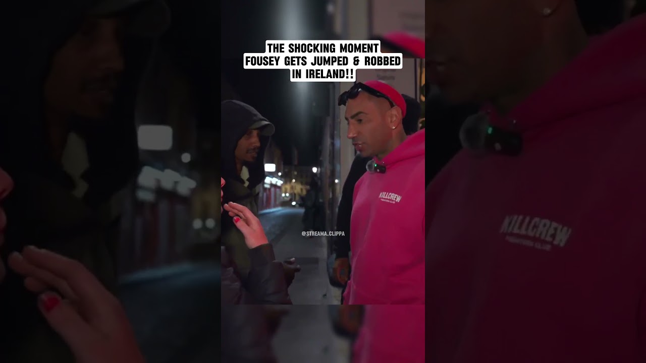 The shocking moment Fousey gets jumped & robbed in Ireland!! 