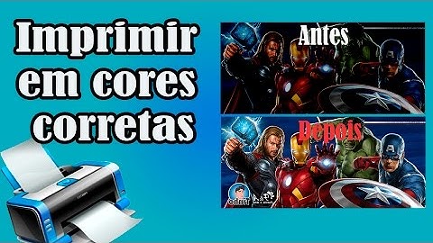 Como imprimir em cores corretass  Tutorial corel draw