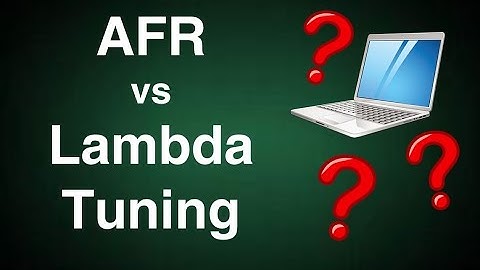 AFR or Lambda - Which is Better?