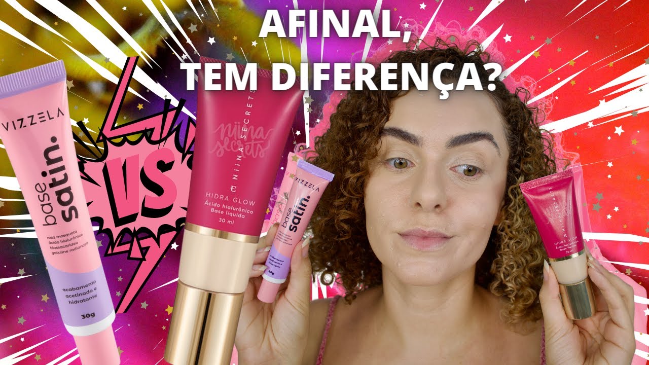 BASE NIINA SECRETS OU SATIN VIZZELA? QUAL É MELHOR? 