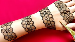 New stylish back hand mehndi design | easy mehndi design | mehndi ka design | mehndi design | mehndi