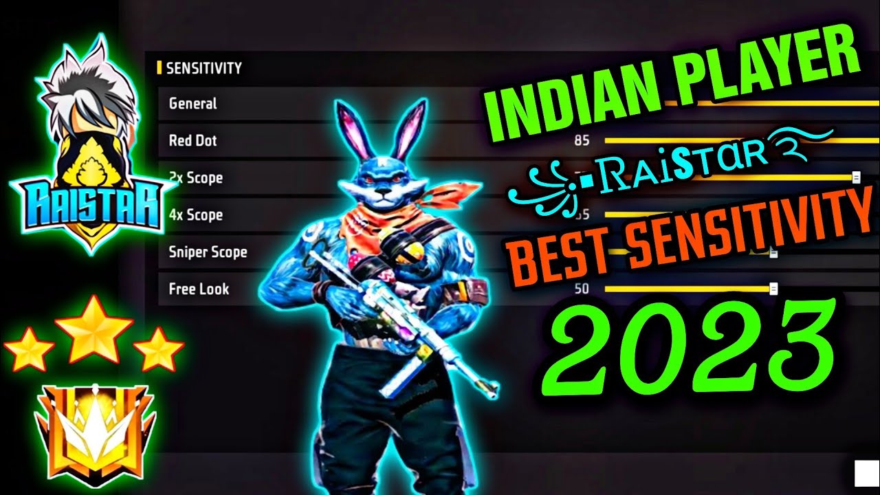 Raistar Hud Code Free Fire Raistar Best Sensitivity 2023 || Raistar Custom HUD For One ...