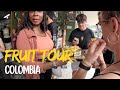 Gringos try exotic colombian fruit tour in medellin