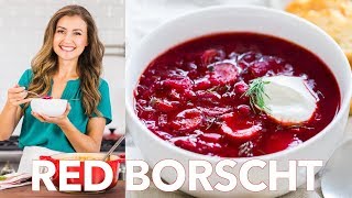 Classic Red Borscht | Borsch Recipe (Beet Soup) - Natasha&#39;s Kitchen