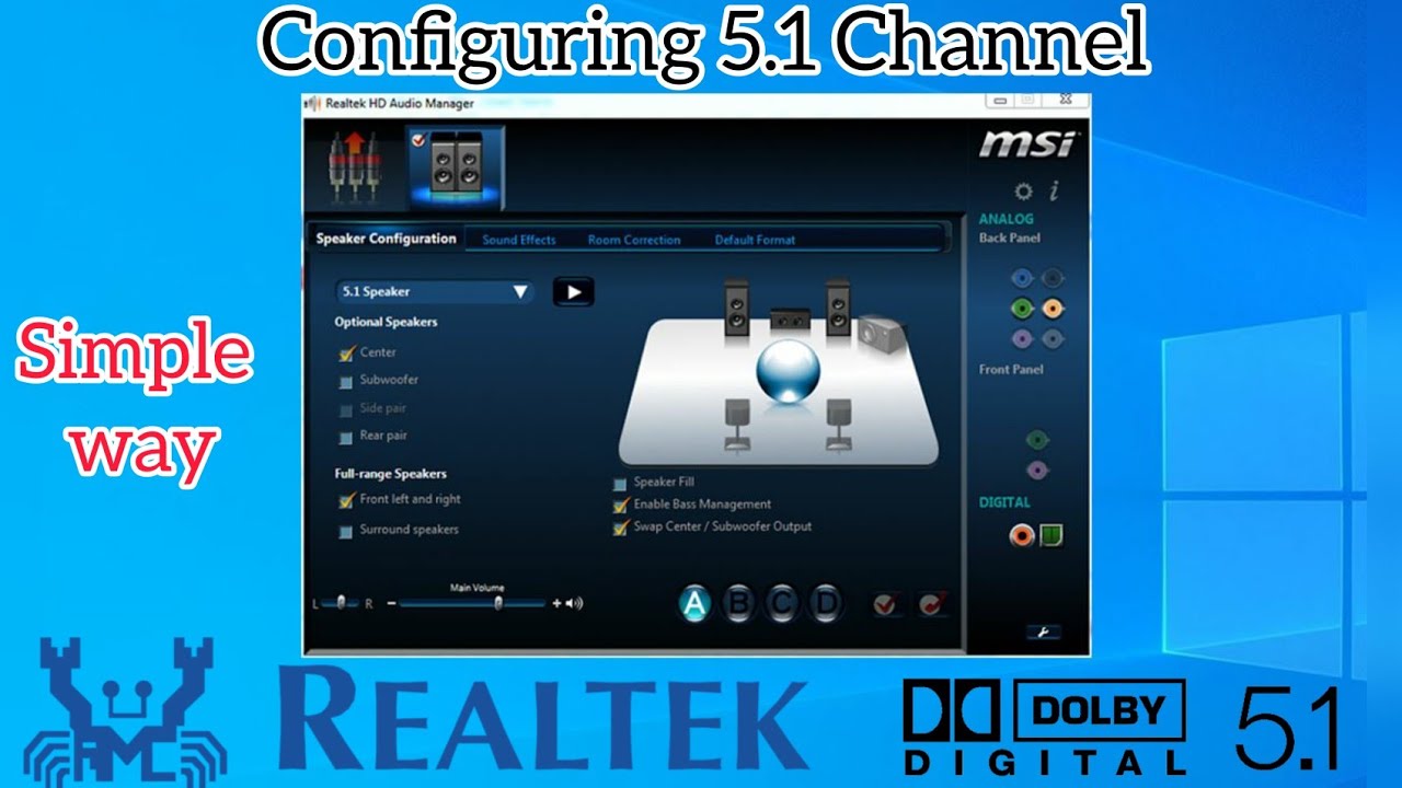 Msi realtek drivers. ASUS Audio Realtek Audio.