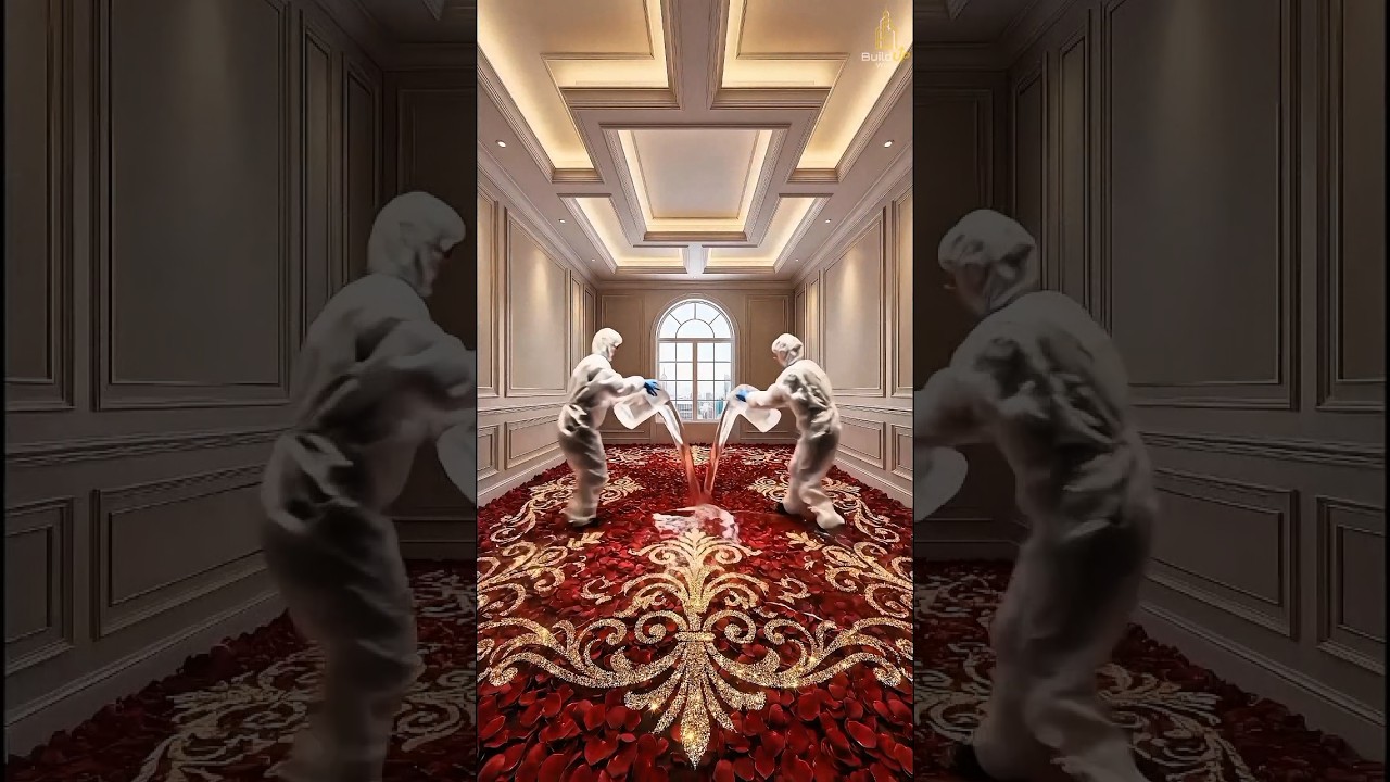 Epoxy Rose Floor Reveal! (So Satisfying) 