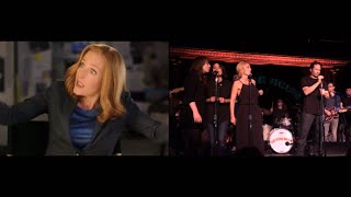 David Duchovny and Gillian Anderson commenting on The Cutting Room Concert