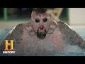 The strongest man in history swimming challenge  exclusive  history