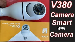 V380 camera installed on shop review / v380 the best mobile Wi-Fi camera