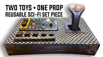 DIY Modular Sci-Fi Control Panel from Toys, EVA Foam, and Game Parts