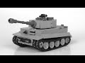 Building the Lego Tiger Tank -  Battle of the Bulge WW2