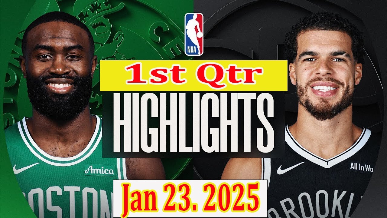 Матч «Бостон Селтикс» против «Бруклин Нетс», 1-я четверть, 23 января 2025 года. Обзор матча | НБА