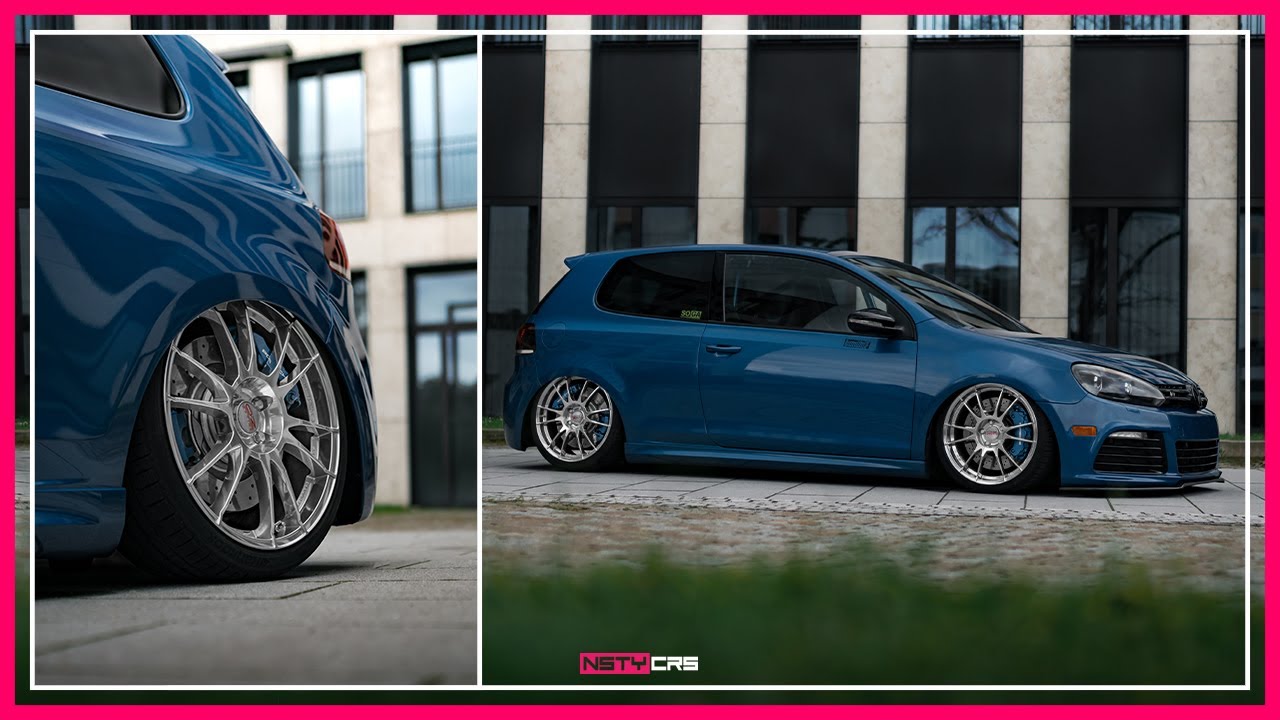 VW Golf 6 Bagged on OZ Rims Tuning Build by Den Beyers 