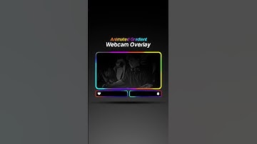 Animated Gradient Webcam Overlay for Streamers  #twitchdesign #stream