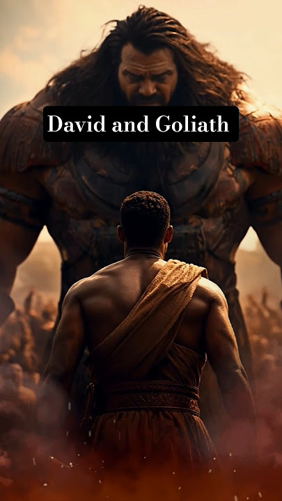 short story of David and Goliath (Visual) #aibible #biblestories #bible #davidandgoliath #shorts