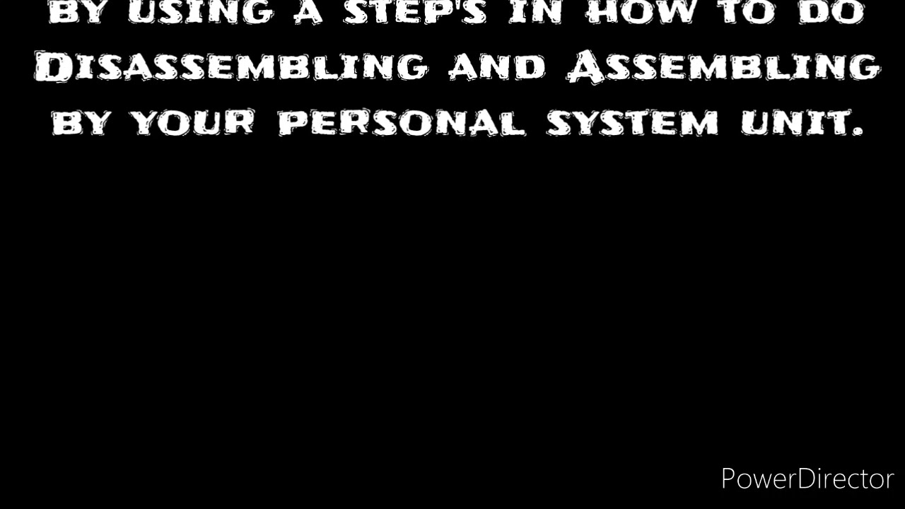 Disassembling and Assembling a system unit - YouTube