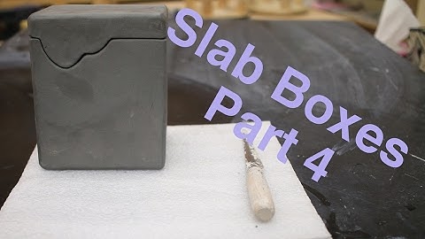 Hard Slab Boxes Part IV pottery I 2017