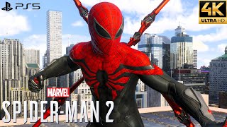 Marvels Spider-Man 2 Ps5 - Superior Suit Free Roam Gameplay 4K 60Fps